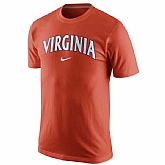 Virginia Cavaliers College Nike Wordmark WEM T-Shirt - Orange,baseball caps,new era cap wholesale,wholesale hats